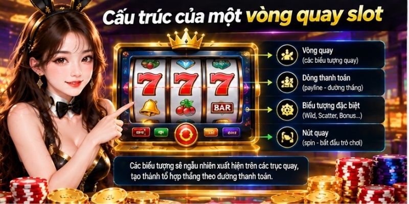 Cấu trúc của một vòng quay slot