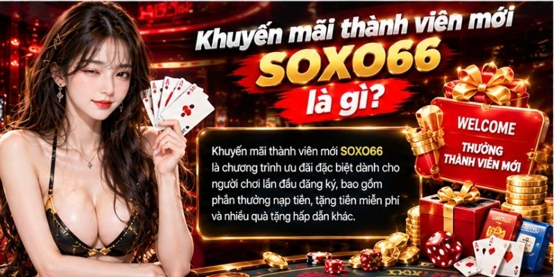 Khuyến mãi thành viên mới SOXO66 là gì?