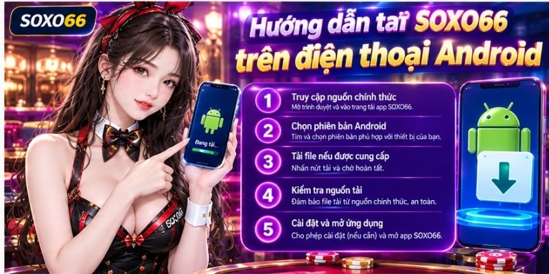 Tải App SOXO66 Cho Android Và iOS: Hướng Dẫn Cài Đặt 3 Hướng dẫn tải SOXO66 trên điện thoại Android
